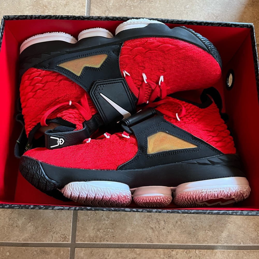 Nike Lebron 15 Red Diamon Turf